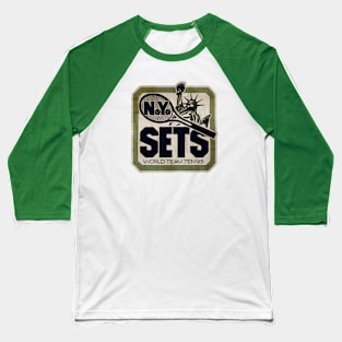 NY Sets Team Tennis Baseball T-Shirt